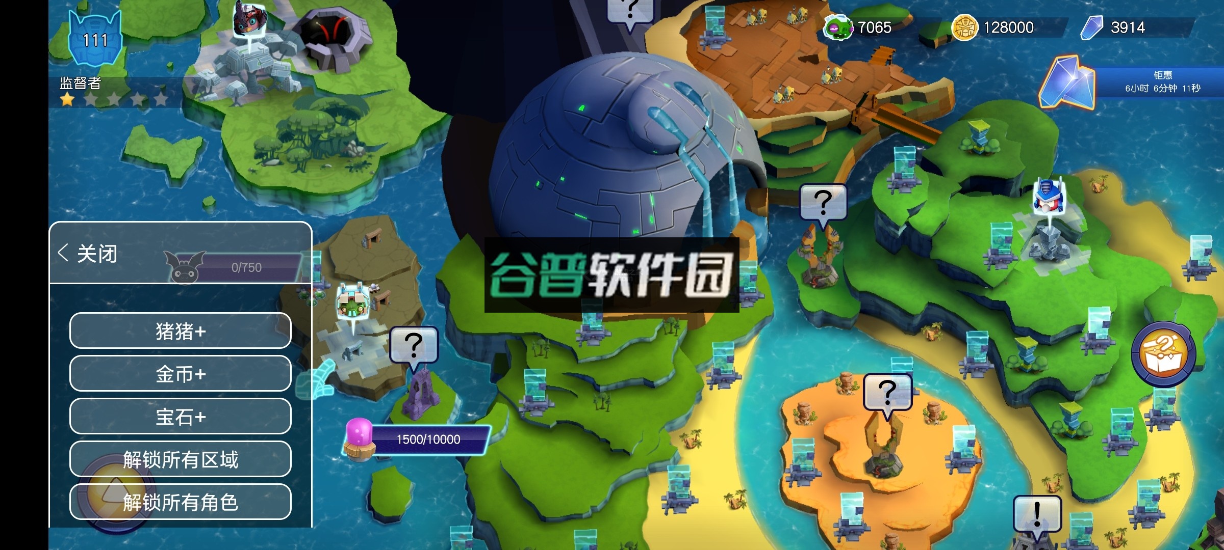 愤怒的小鸟变形金刚内置菜单最新版截图4