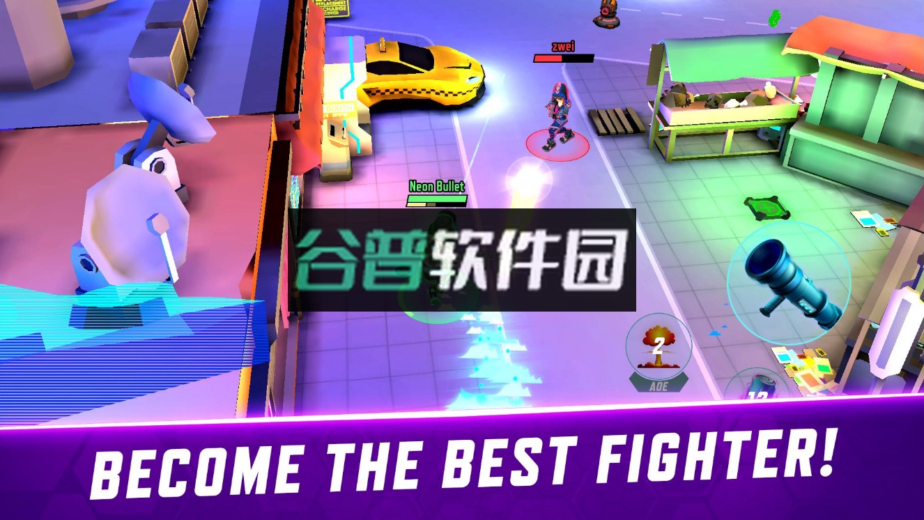 赛博朋克射击游戏截图2