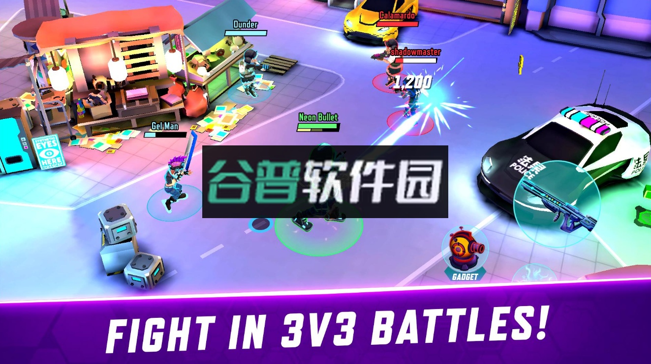 赛博朋克射击游戏截图3