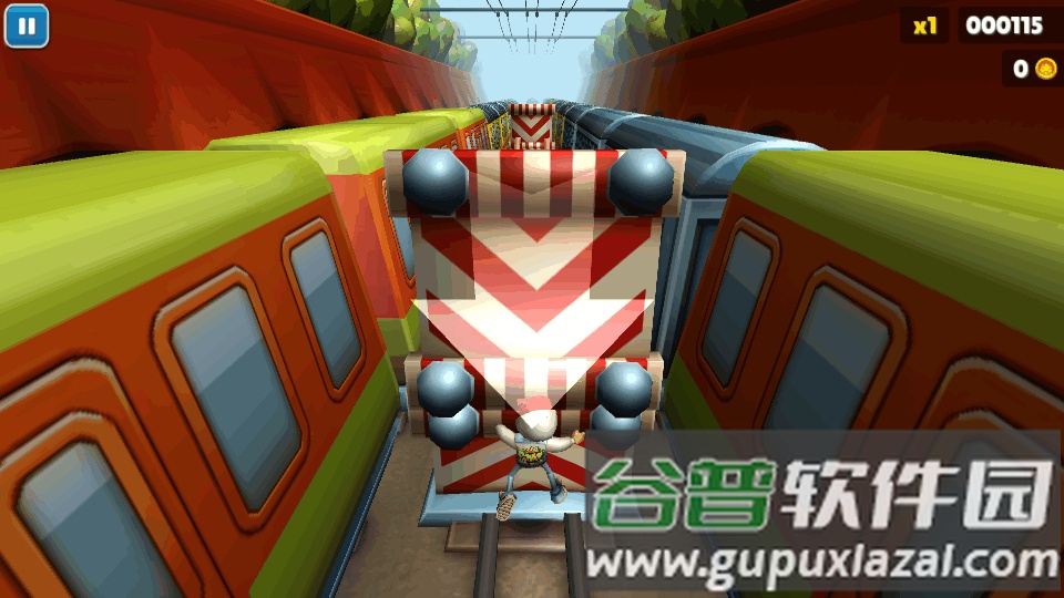 地铁跑酷困难版横版(Subway Surf Hell)截图1