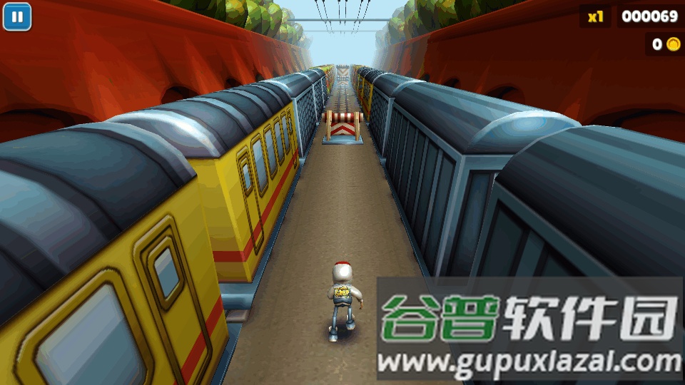 地铁跑酷困难版横版(Subway Surf Hell)截图2