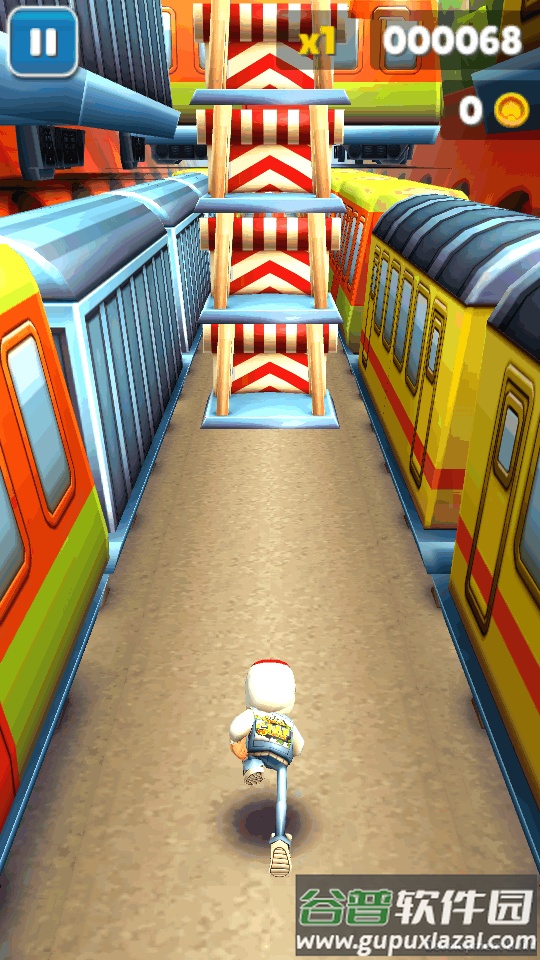 地铁跑酷困难版2.0最新版(Strong Subway Surf)截图1