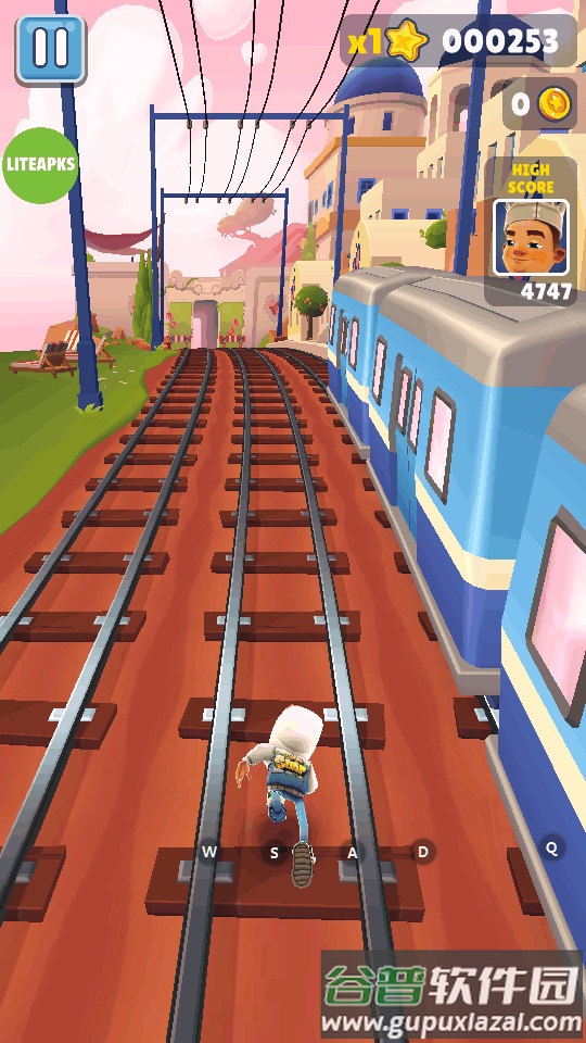 地铁跑酷希腊爱情菜单版(Subway Surf)截图7