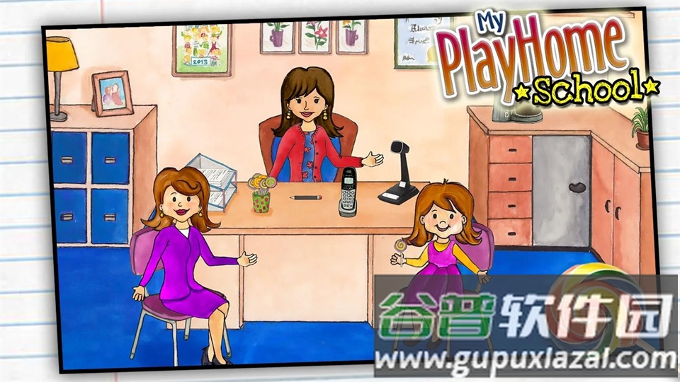 娃娃屋学校游戏(PlayHome School)完整免费版截图1
