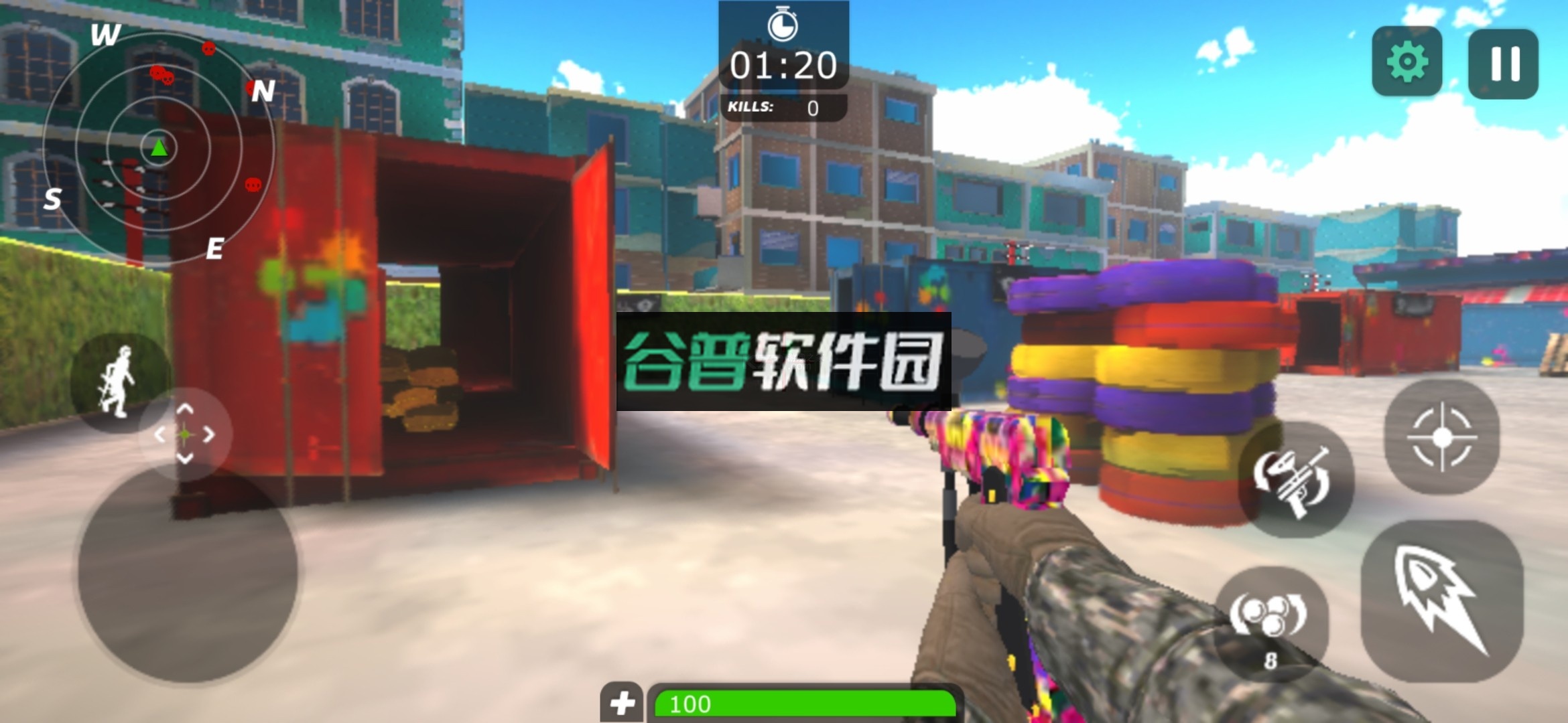 彩弹射击竞技场3d破解版截图4