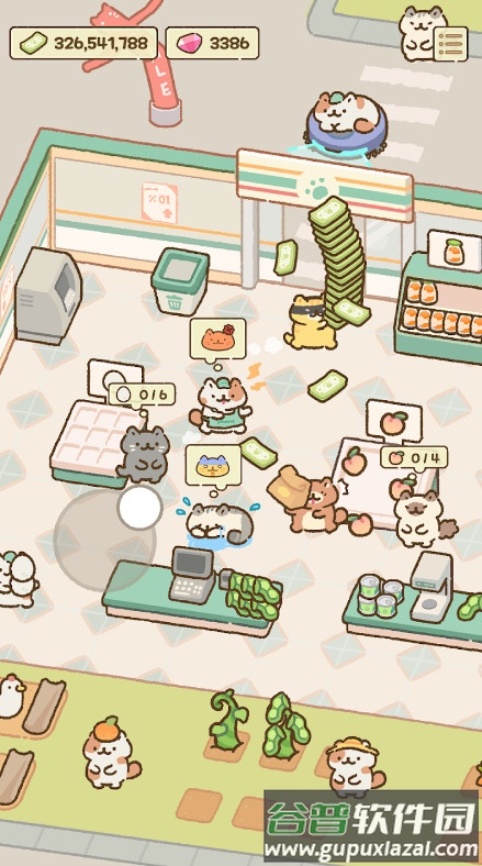 猫集市迷你市场大亨无限金钱版截图1