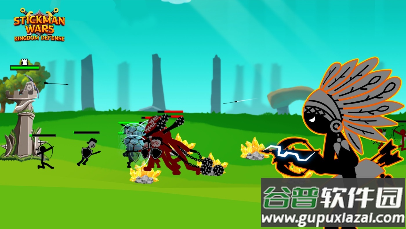 火柴人战争王国防御无限资源版截图1