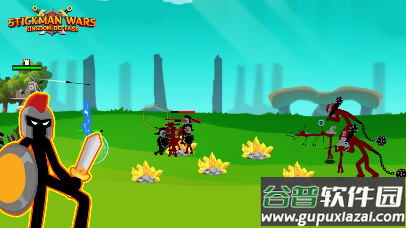 火柴人战争王国防御无限资源版截图2