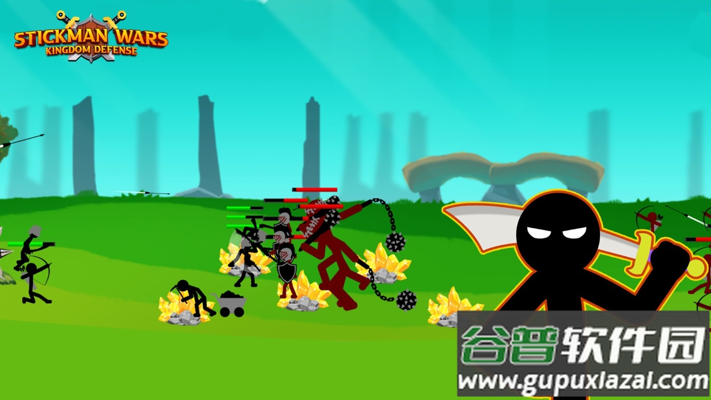 火柴人战争王国防御无限资源版截图3