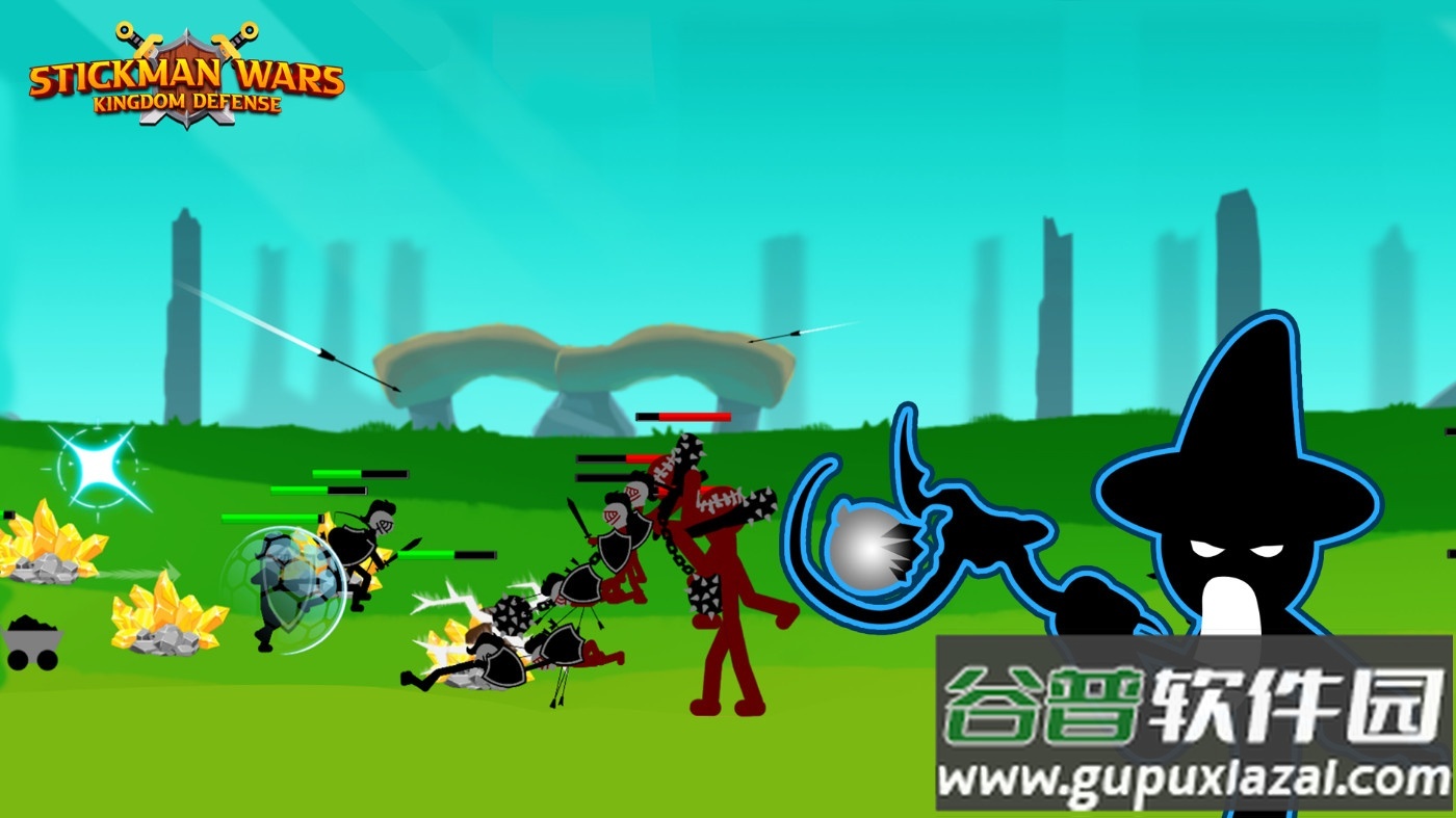 火柴人战争王国防御无限资源版截图4