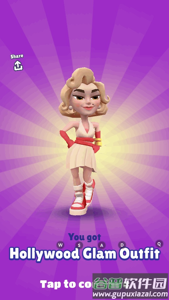 地铁跑酷好莱坞版本菜单版(Subway Surf Hollywood)截图1