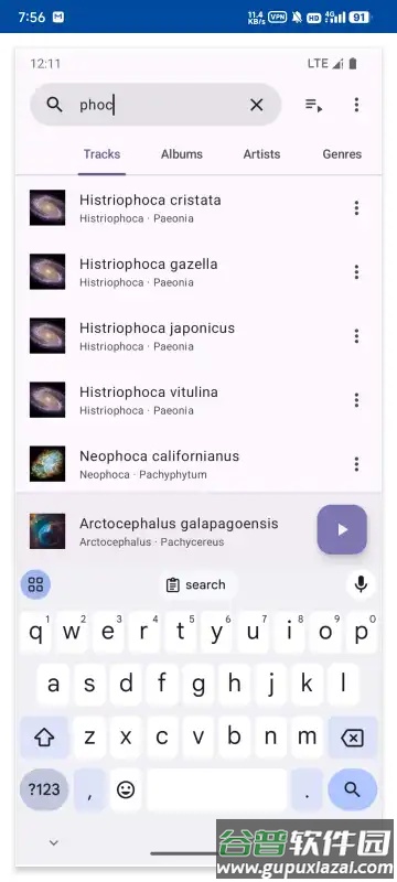 Phocid本地音乐播放器截图4