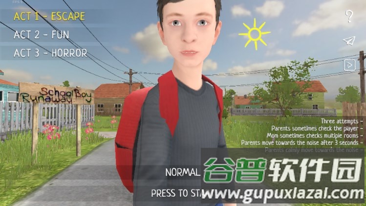 学生潜行逃亡汉化版截图4