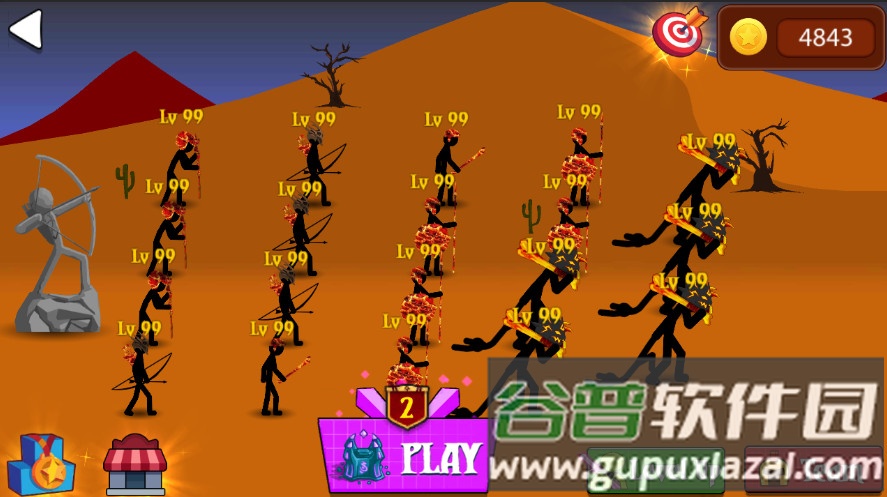 火柴人战争终极挑战无限金钱截图2