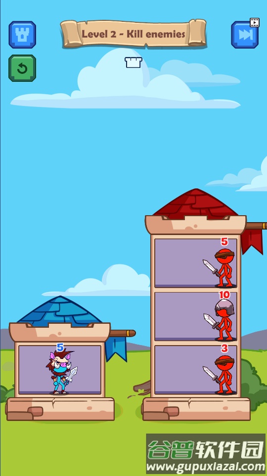 火柴人英雄塔楼战争无限金币(Stick Hero)截图4