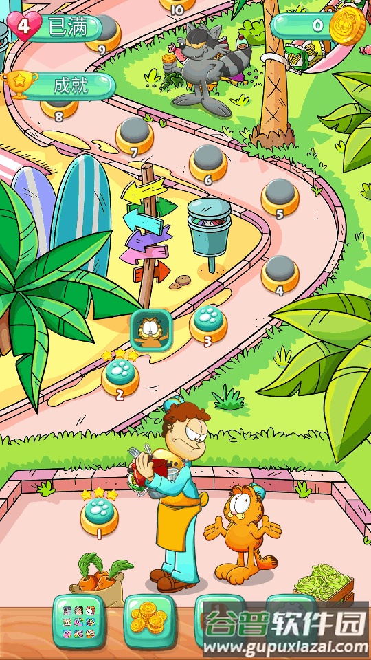 加菲猫快餐车中文版(Garfield Food Truck)截图1