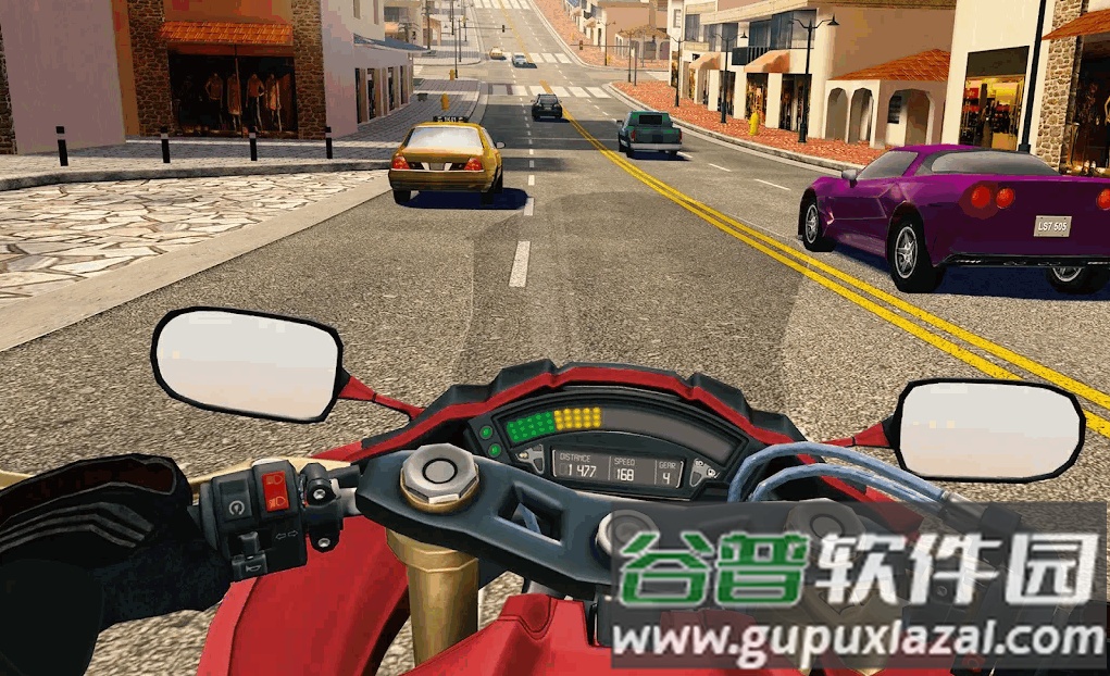 摩托骑士公路交通无限金币版(Moto Rider)截图6