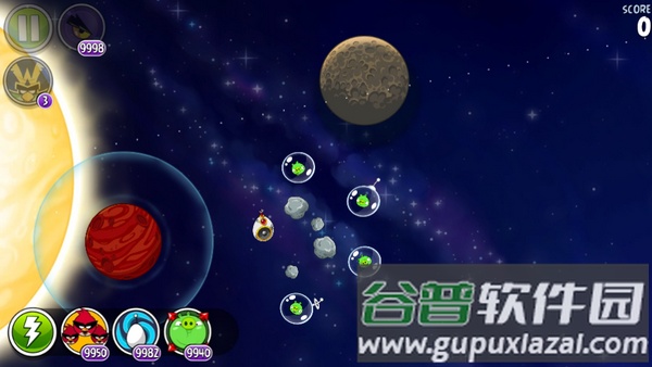 愤怒的小鸟太空版HD截图2