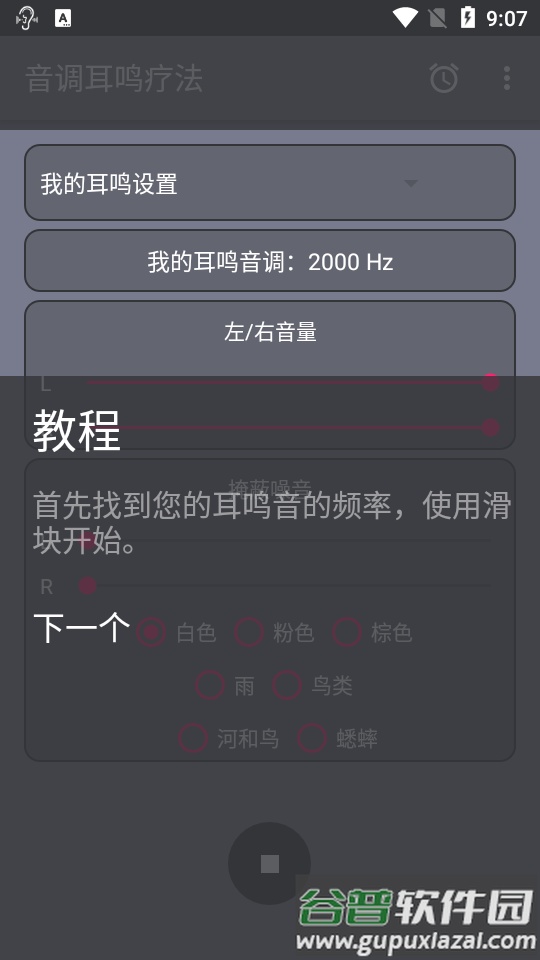 音调耳鸣疗法软件高级版截图2