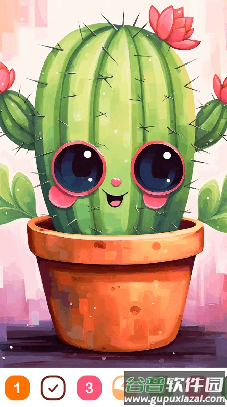 小米可爱涂色游戏(Cute Color)截图2