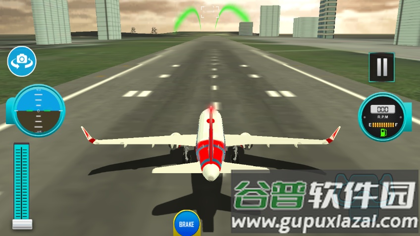 真正的飞机飞行模拟器手游(Aeroplane Landing)截图1