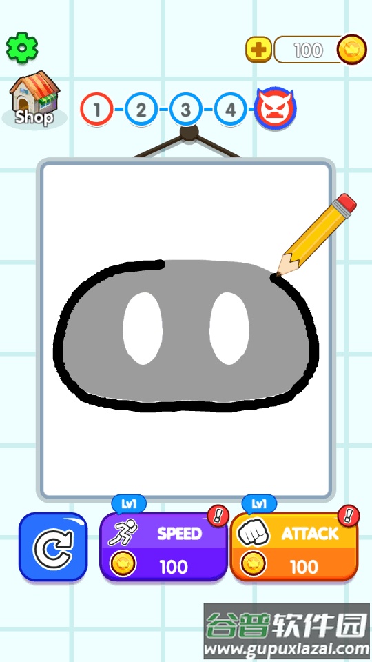 画怪物战斗游戏3d版(Draw Monster Fighter 3D)截图4