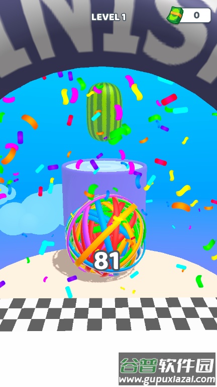 橡皮筋跑酷游戏去广告获得奖励(Flexy Runner)截图3