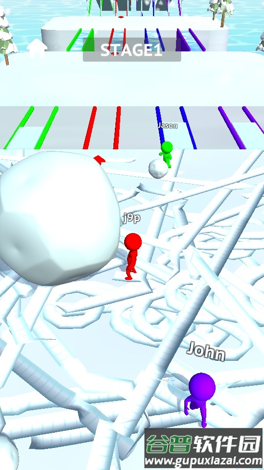 snow race(雪球比赛)免费版截图1