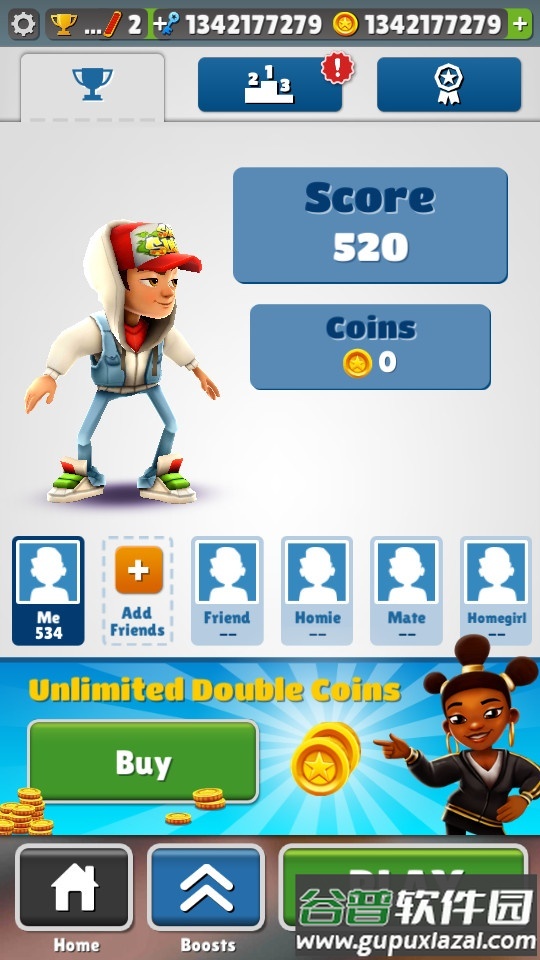 地铁跑酷星空魔改版无限金币钥匙截图1