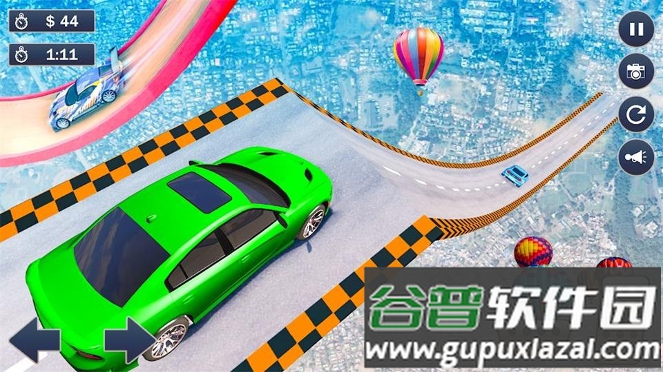 巨型坡道汽车疯狂特技(MEGA LITE)游戏官方版安卓截图3