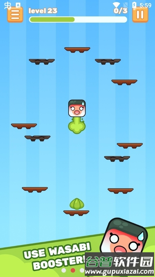 寿司跳跃免广告复活版截图2