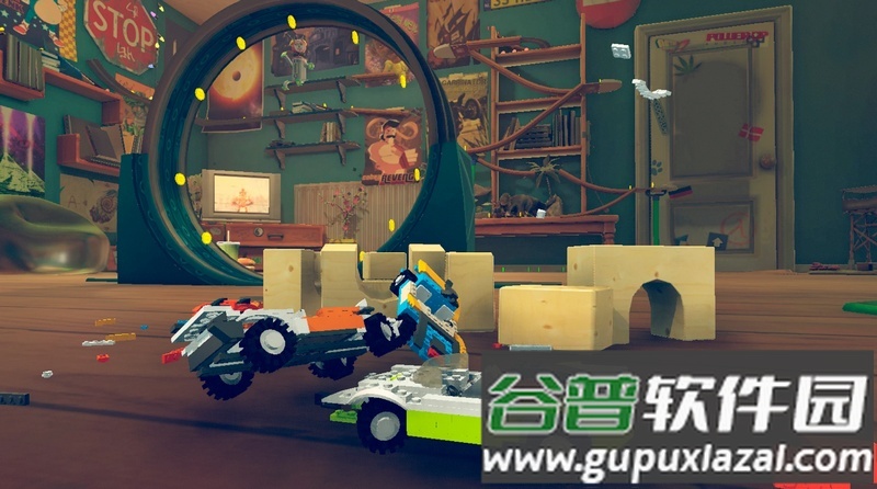 积木碰撞(Blocky Toy Car Crash Online)截图1