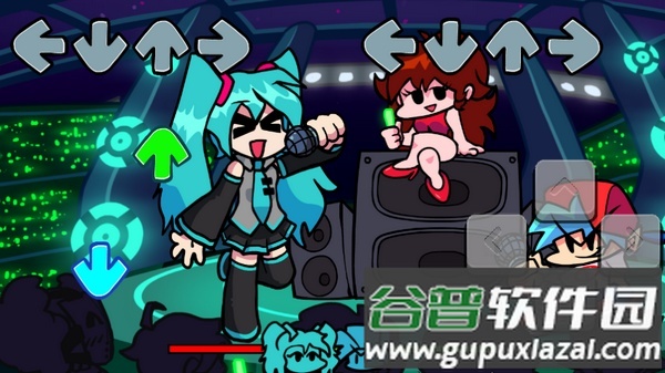 Friday Night Funkin初音2.0游戏截图1