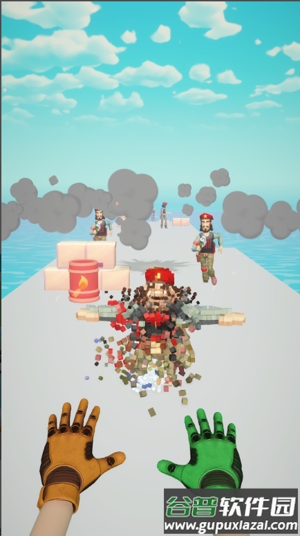 像素立方体跑酷Voxel Gun 3D最新版截图1