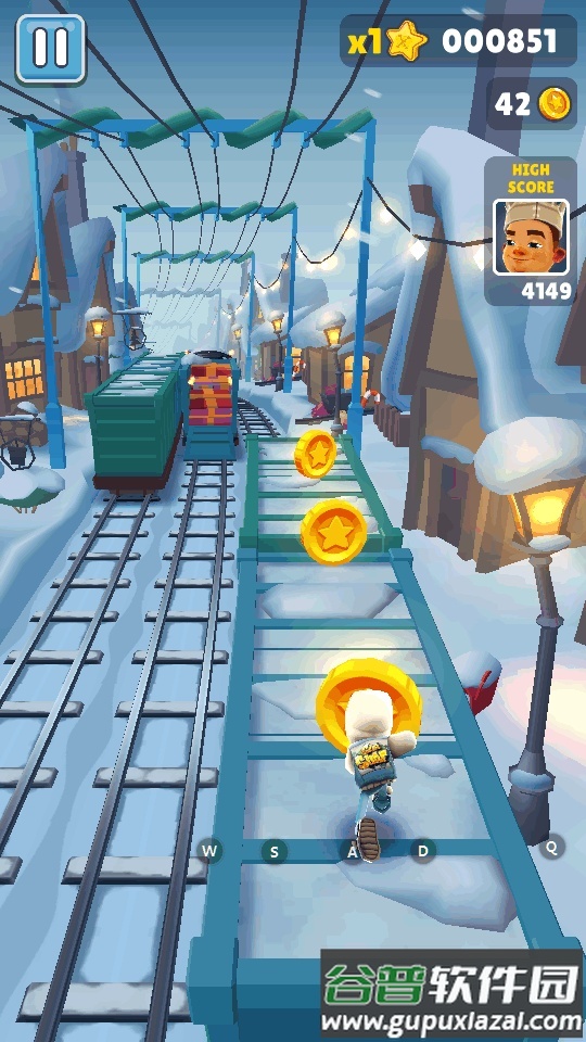 地铁跑酷2025圣诞节北极版(subway surf)截图1