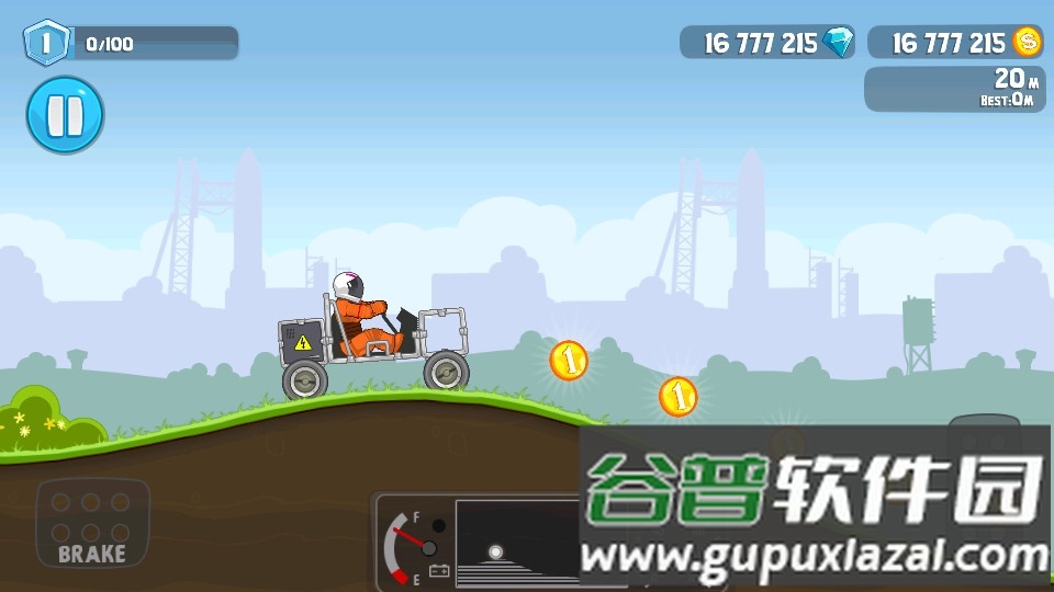 爬坡太空车手游汉化版(RoverCraft)截图2