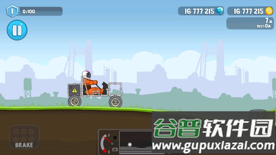 爬坡太空车手游汉化版(RoverCraft)截图3