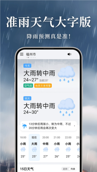 准雨天气大字版app截图1