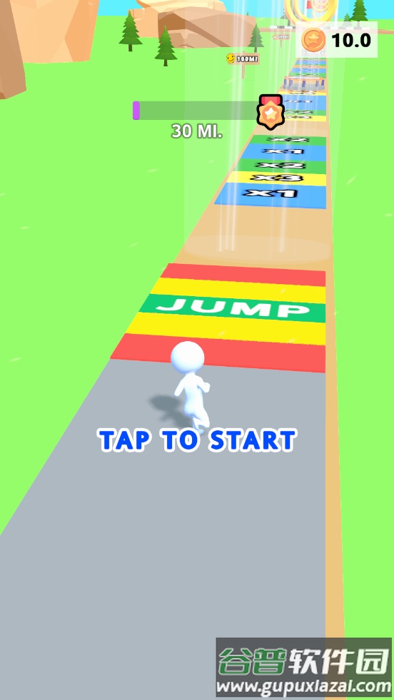 滑翔伞跳跃游戏安卓版(Parasailing Jump)截图1