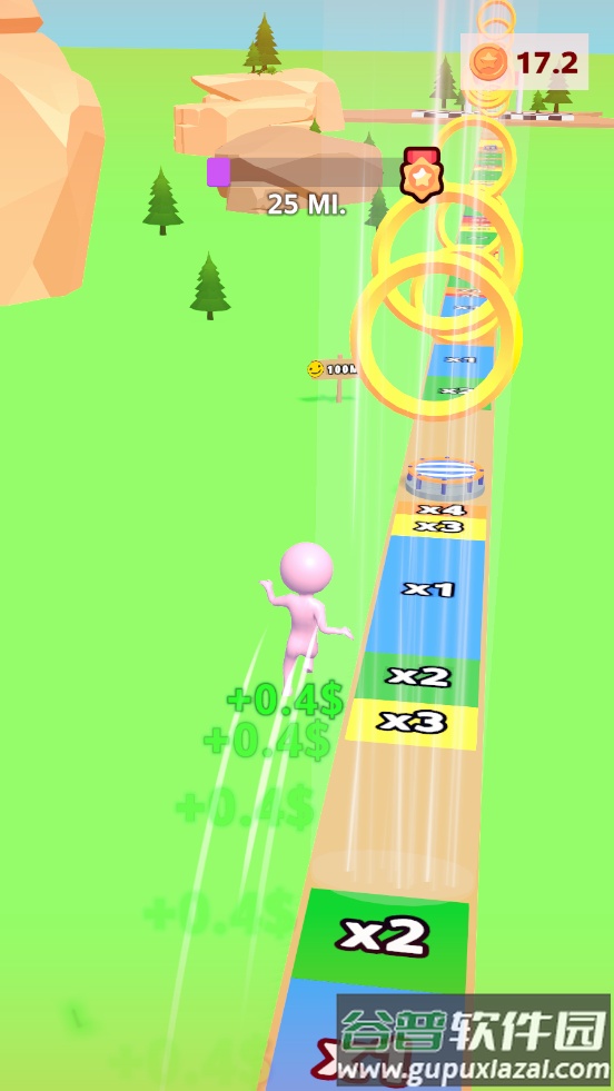 滑翔伞跳跃游戏安卓版(Parasailing Jump)截图2