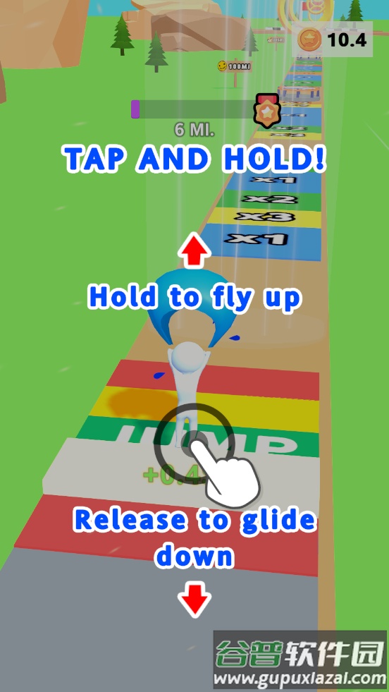 滑翔伞跳跃游戏安卓版(Parasailing Jump)截图3