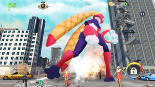 赤脚女巨人破坏城市截图2