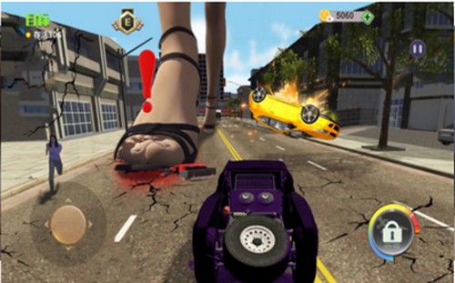 赤脚女巨人破坏城市截图4