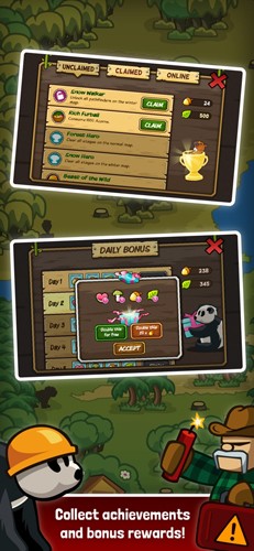 森林防御战猴子传奇无限叶子松果版截图4