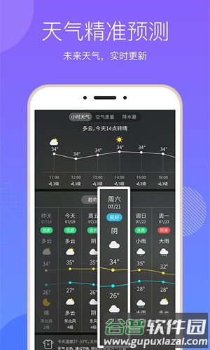 口袋天气app截图2