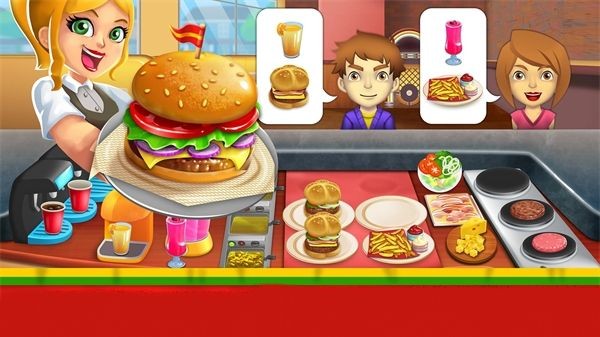 我的汉堡店2无限金币钻石手机版截图2