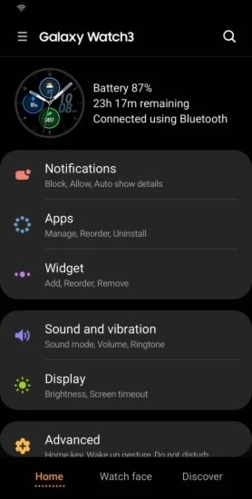 Galaxy Wearable截图5