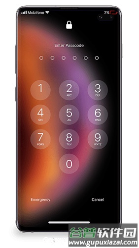 仿ios14锁屏软件截图1
