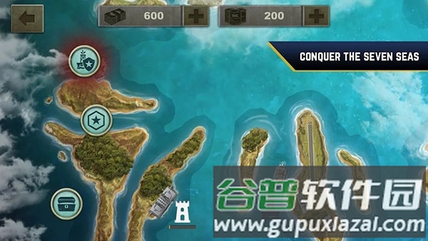 敌方水域潜艇与战舰截图5