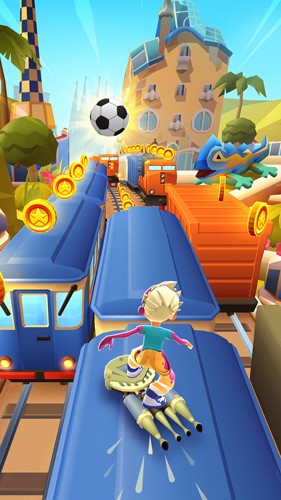 地铁跑酷巴塞罗那2025版本截图4